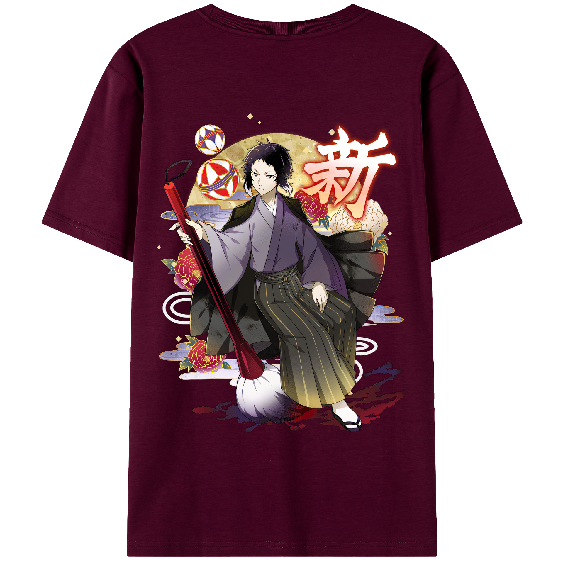 （画像用） 文豪ストレイドッグス Bungo Stray Dogs レディース半袖Tシャツ(バックプリント)